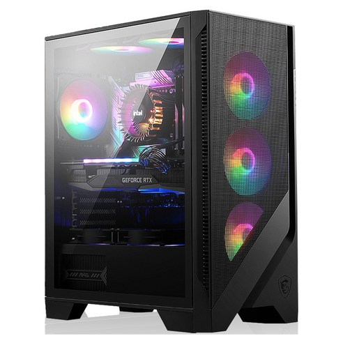 에스티컴퓨터 2025 게임용 조립PC 라이젠5 라이젠 7000 시리즈 라데온 RX 9060, 라이젠5-7500F, 32GB, 1TB, Free DOS
