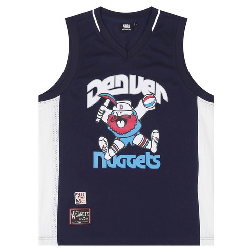 NBA 남녀공용 덴버 너겟츠 HWC 슬리브리스 농구복 상의 N252TS857P