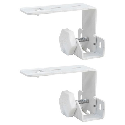 더원홈데코 안뚫어고리 이지픽스2 일반형 75 x 55 x 25 mm, 2개, 화이트