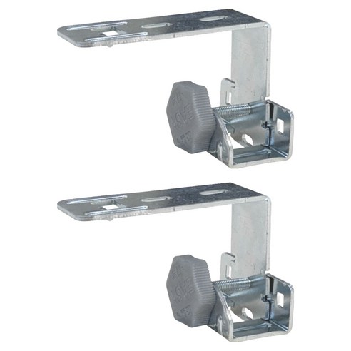 더원홈데코 안뚫어고리 이지픽스2 일반형 75 x 55 x 25 mm, 2개, 메탈