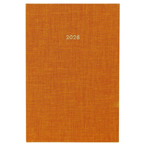 페이퍼리안 2026년 애티튜드 데일리 플래너 A6, 탠저린 옐로우, 1개