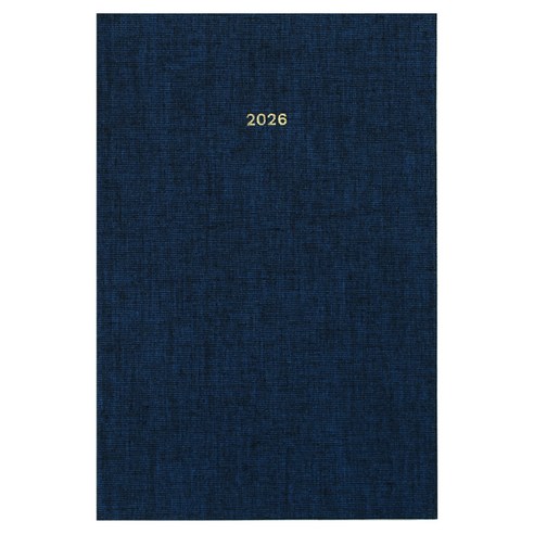 페이퍼리안 2026년 애티튜드 PU 먼슬리 플래너 A5, 로얄 네이비, 1개