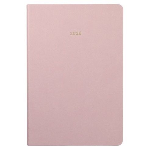 페이퍼리안 2026년 애티튜드 PU 먼슬리 플래너 A5, 페일 핑크, 1개 페일 핑크, 1개