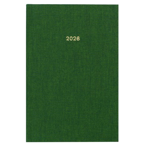 페이퍼리안 2026년 애티튜드 데일리 플래너 A6, 에메랄드 그린, 1개