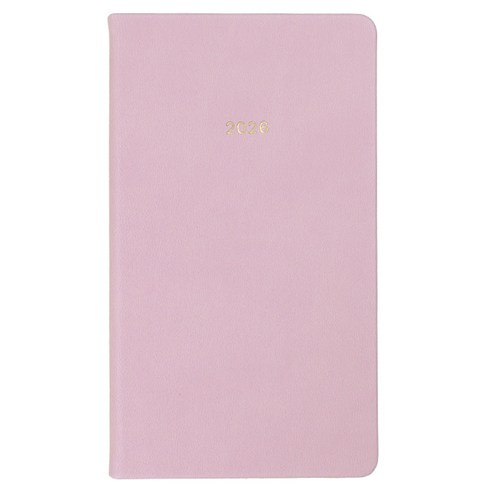 페이퍼리안 2026년 애티튜드 포켓형 PU 위클리 플래너, 페일 핑크, 1개