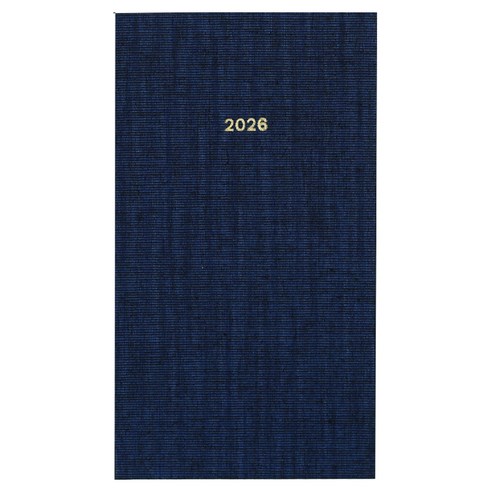 페이퍼리안 2026년 애티튜드 포켓형 위클리 플래너, 로얄 네이비, 1개