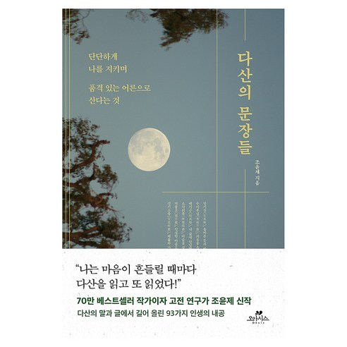 다산의 문장들:단단하게 나를 지키며 품격 있는 어른으로 산다는 것, 조윤제, 오아시스
