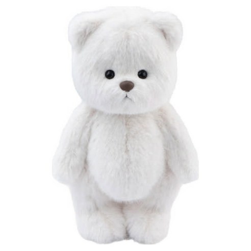 테디테일즈 레나베어 장모 인형 M, 30cm, 화이트, 1개