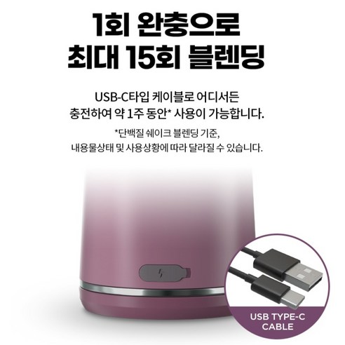 닌자 무선 블라스트 포터블 블렌더