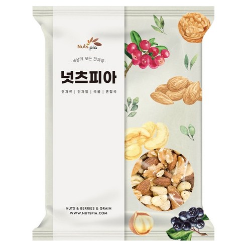 넛츠피아 세븐믹스 레벨업 너트, 1kg, 1개