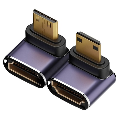컴스 8K 60Hz UHD HDMI 2.1 to Mini HDMI 변환젠더 2종 세트, CP061, 1개