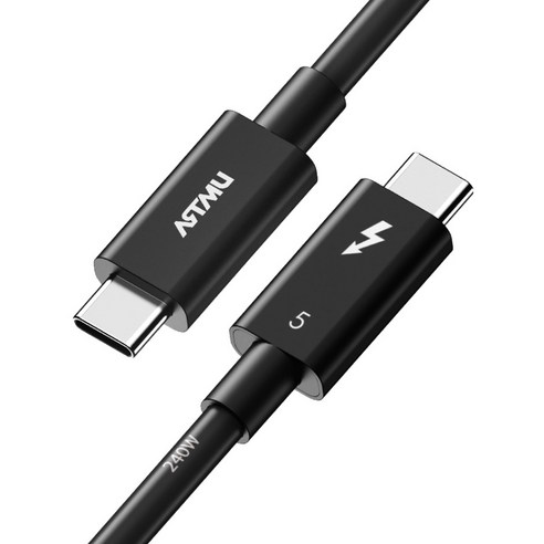 아트뮤 썬더볼트5 240W 80Gbps 120Gbps 케이블, 1m, 1개