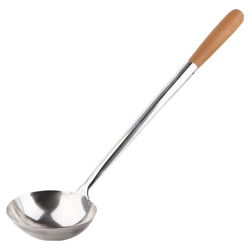 카네츠 업소용 스텐 까오기 국자, 우드, 1개