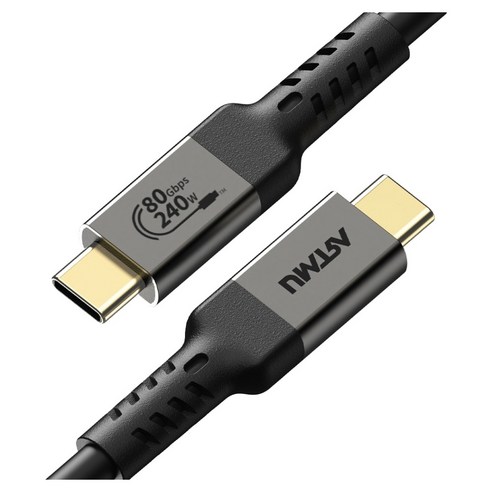 아트뮤 USB4 240W 80Gbps 케이블, 1개, 1m