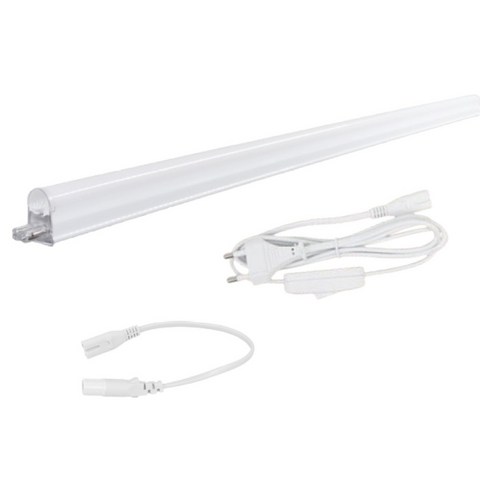 KDT LED T5 간접조명 싱크대 보조등 1200mm 20w 주광색 전원선 1.5m, 화이트