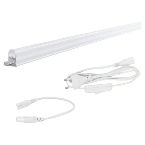 KDT LED T5 간접조명 싱크대 보조등 900mm 15w 주광색 전원선 3m, 화이트