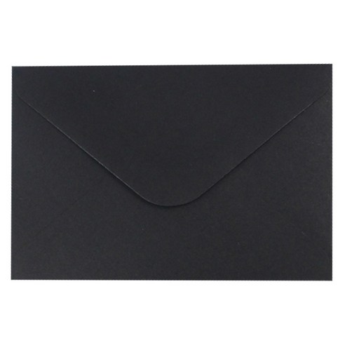 아이엔피 편지엽서봉투 3호 18 x 13 cm, 블랙, 30개