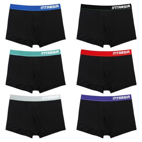 인따르시아 주니어용 컬러팝 드로즈 팬티 6종 세트 INJ-5920