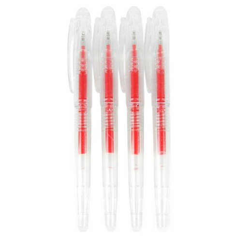 소잉바이핸드 아이롱펜 1mm 4p, 레드, 1개