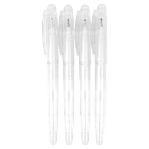 소잉바이핸드 아이롱펜 1mm 4p, 화이트, 1개 화이트, 1개