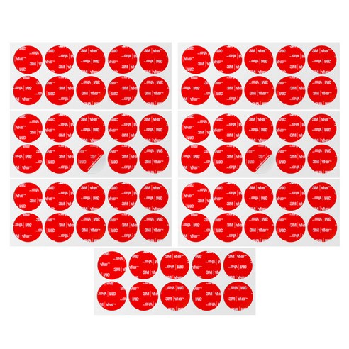 브이에이치비 초강력 아크릴폼 원형 투명 양면테이프 20 x 20 mm 10p, 7개