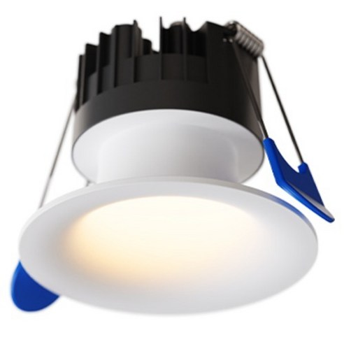비츠조명 COB 크로이 다운라이트 매입등 3000K 10W 75mm, 화이트 + 전구색, 1개