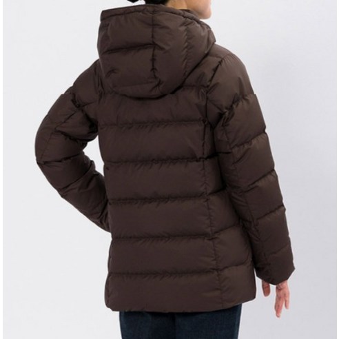 몽벨 여성용 트래블 다운 파카 트루 점퍼 후기 분석 - 후드 디테일