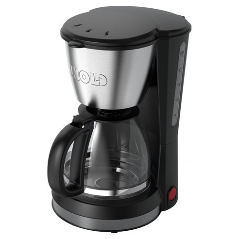 우놀드 대용량 드립 커피메이커 1.5L, UDC-289915, 블랙