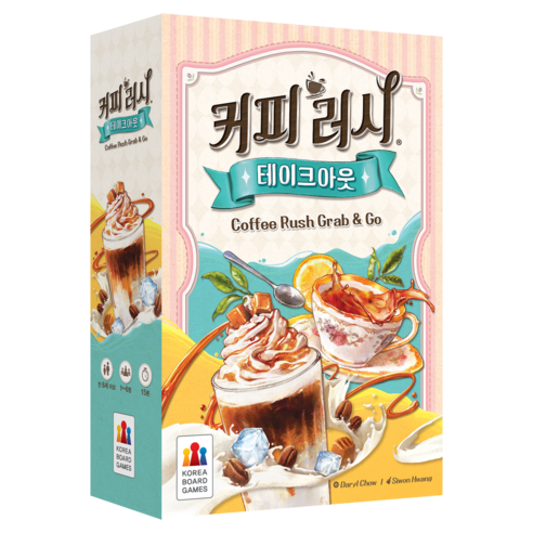 코리아보드게임즈 커피 러시 테이크아웃 보드게임, 단품, 1개