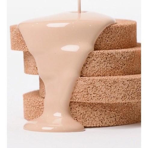 [한가인 PICK!] 이지듀 멜라 비 토닝 기미 앰플 쿠션 미니 후기 분석 - 쿠션 퍼프와 제형 디테일