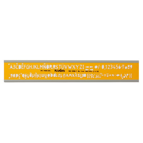 코링 템플레이트 영문 7.0mm K-11500-070, 1개