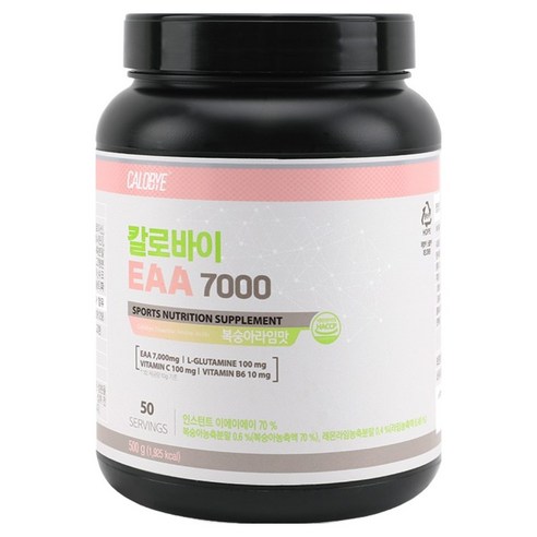 칼로바이 EAA 7000 필수 아미노산 복숭아라임, 500g, 1개