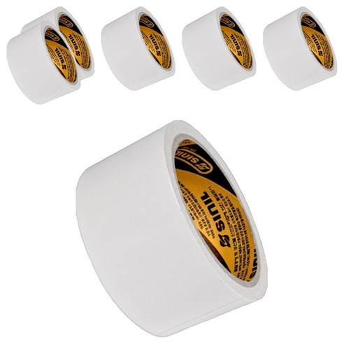 신일 초강력 고점도 로켓 양면 테이프 10m x 50mm, 반투명, 6개
