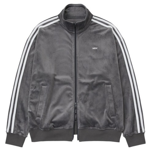 널디 남녀공용 유니 벨로아 트랙 탑 M | 블랙