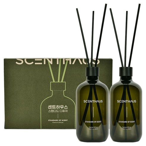 센트하우스 스탠다드 디퓨저, 2개, 500ml, 시트러스레몬