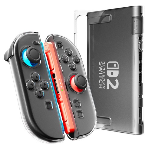 빅스킷 닌텐도 스위치2 크리스탈 풀커버 케이스 충전독 호환 개봉기 | 실사용 후기 - 상품 이미지 1