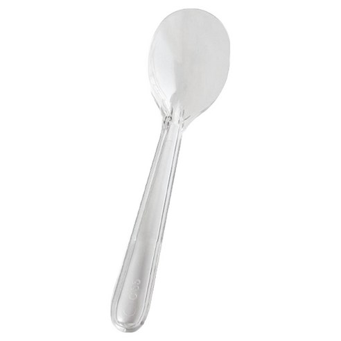 생활을그리다 미니미니 개별포장 스푼 투명 8.5cm, 100개입, 1개