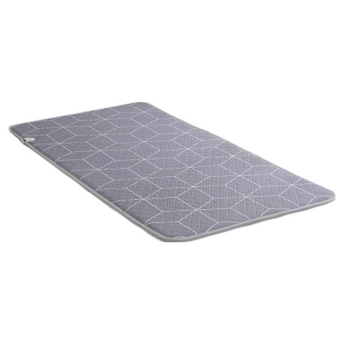 한일의료기매트 프리미엄 EMF 탄소 큐빅 전기매트 HI-401, 그레이, 슈퍼싱글(95 x 180 cm)