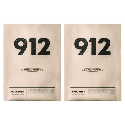 912 샤쉐 실내용 걸이형 방향제, 상탈 포레스트, 2개, 40g