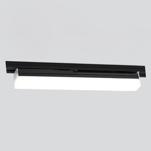 KDT LED T라인 레일 조명 300mm 8W, 전구색 + 블랙