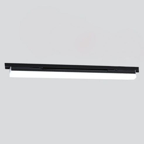 KDT LED T라인 레일 조명 600mm 15W, 주광색 + 블랙