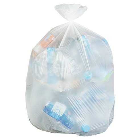 베로나 배접 분리수거 쓰레기봉투 유백, 60L, 60개