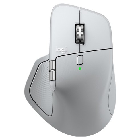 로지텍 MX MASTER 4 FOR MAC 무선마우스, 910-007580, 화이트 실버