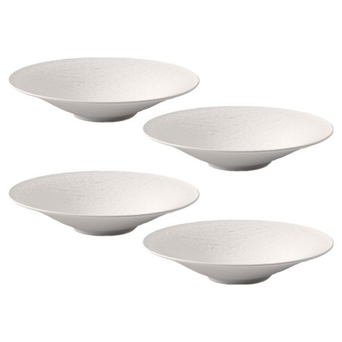 빌레로이앤보흐 매뉴팩처락 블랑 딥 볼 28.5cm, 화이트, 4개
