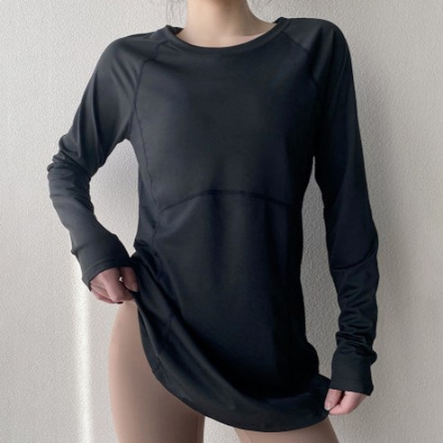 로브로코 임산부 요가 긴팔 티셔츠
