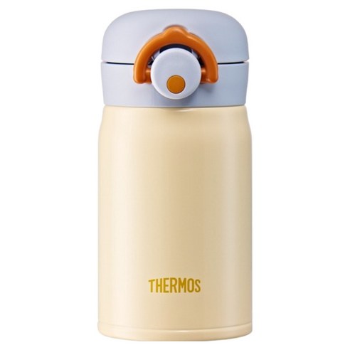 써모스 마이 디자인 보틀 원터치 타입 시즌3 JNR-252K, 옐로, 250ml, 1개