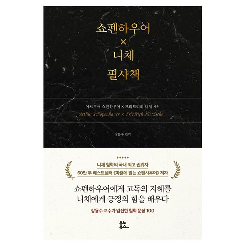 쇼펜하우어 X 니체 필사책, 유노북스, 아르투어 쇼펜하우어, 프리드리히