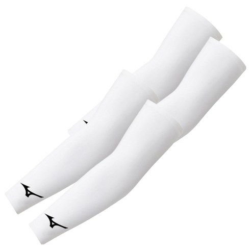 미즈노 웨이브 자외선차단 쿨 팔토시 2p, 화이트, 2개