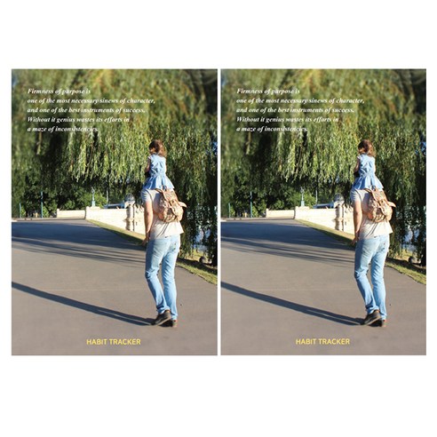 아이씨엘디자인 2026 해빗트래커 먼슬리플래너, 산책, 2개