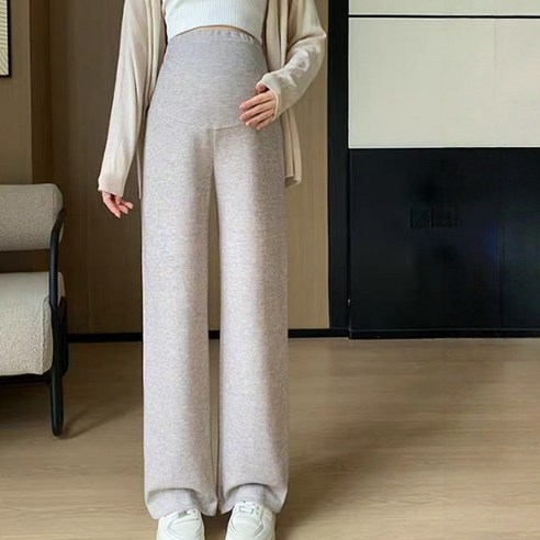 데이소이 심플 단색 임산부 긴바지